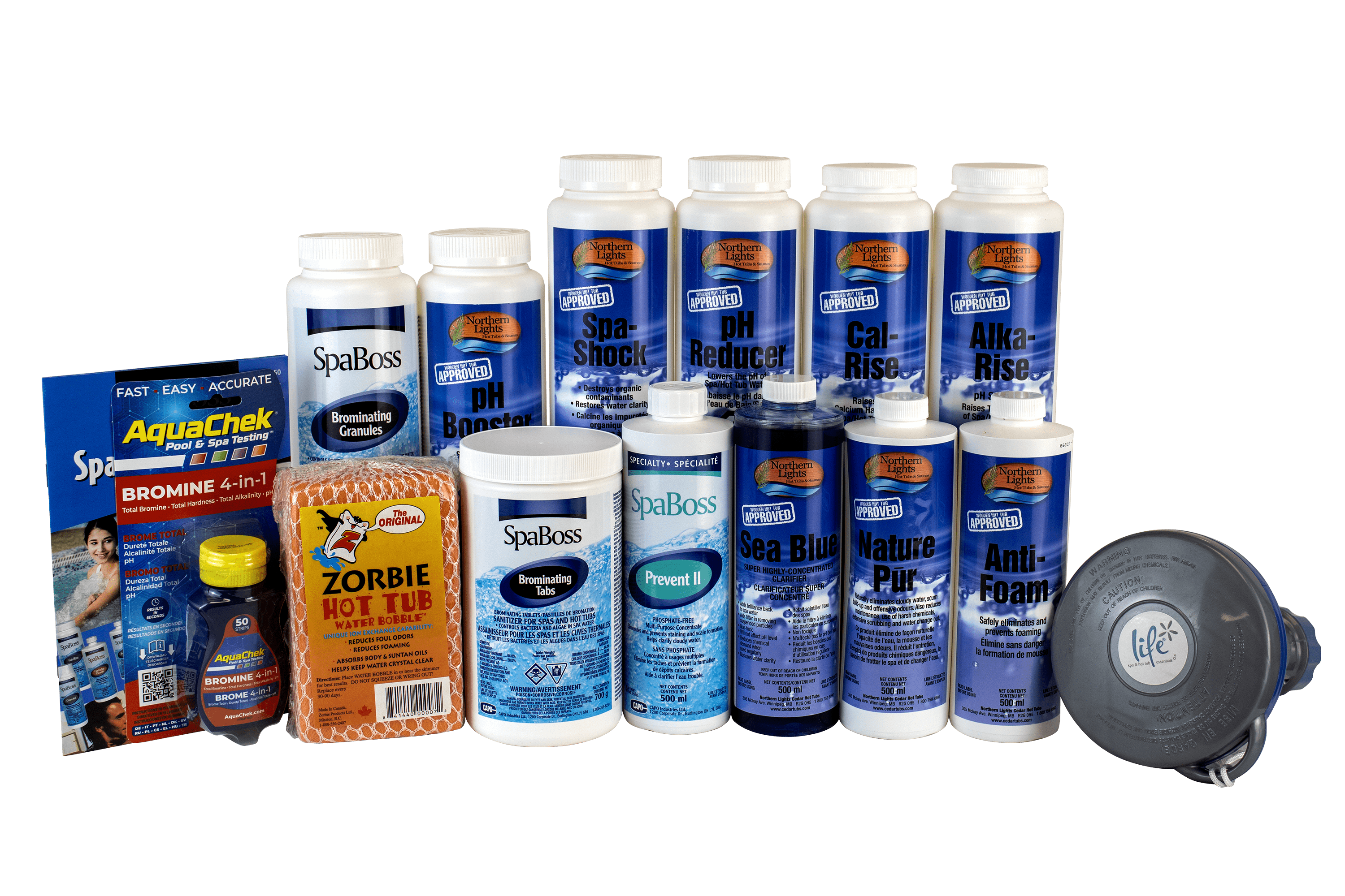 hot tub starter chemical kit