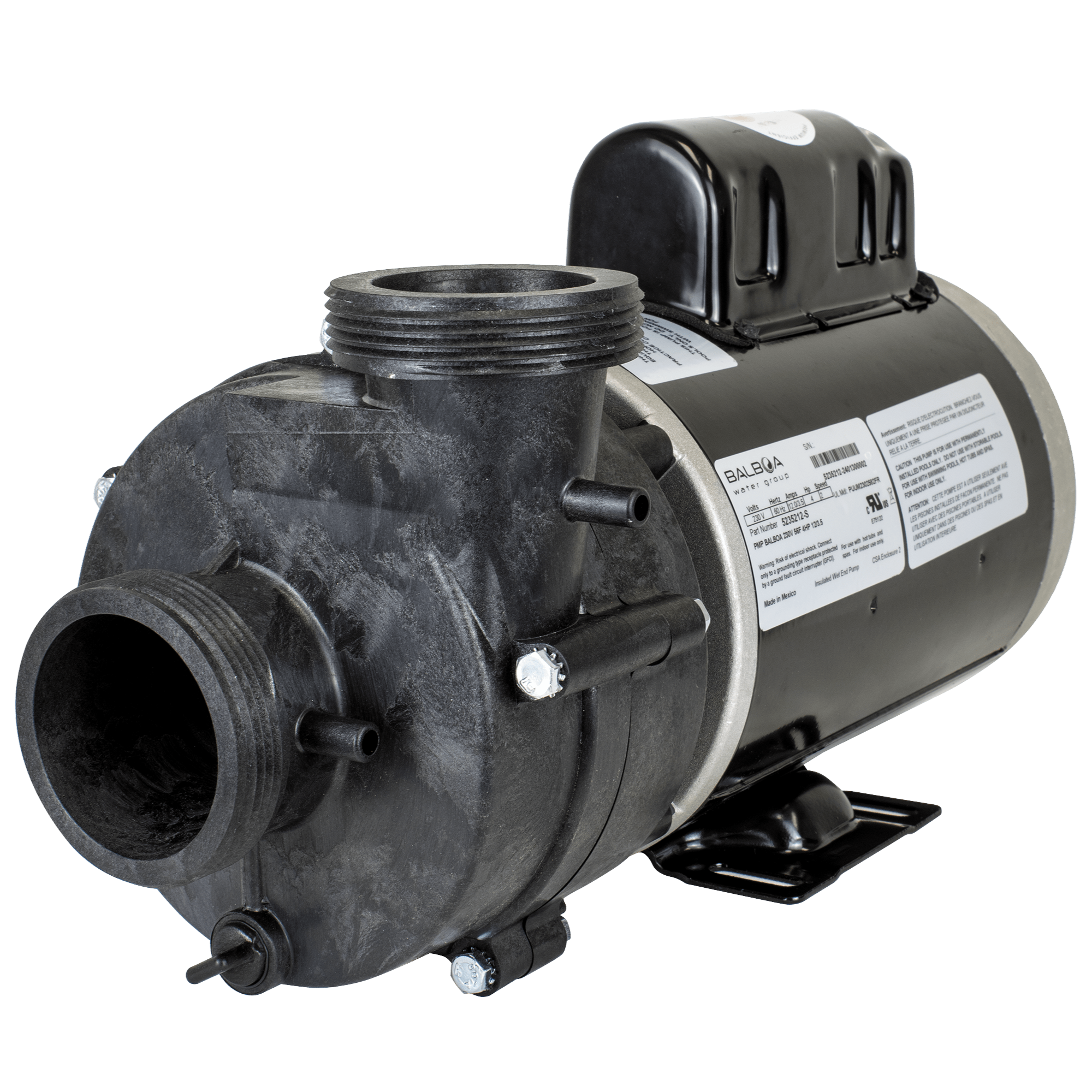 4 HP Spa Pump - Vico Ultimax by UltraJet/Balboa Niagara Hot Tub Pump -230 VAC